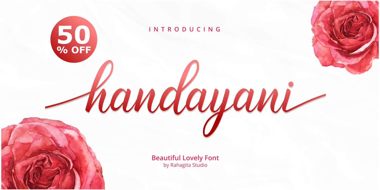 Example font Handayani #7